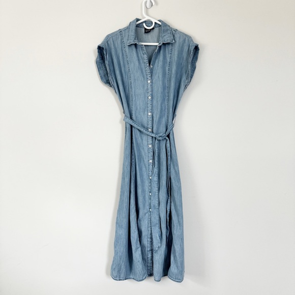 Gap | Denim Midi Shirtdress - Picture 2 of 4